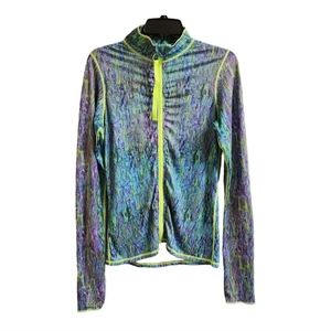 Multicolor Long Sleeve Women's Top